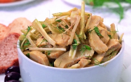 سلطة الأرضي شوكي والشمار