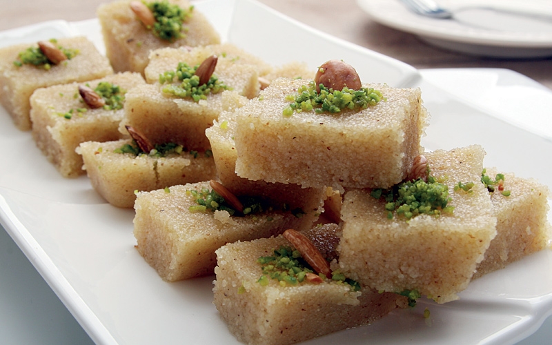 مفروكة السميد