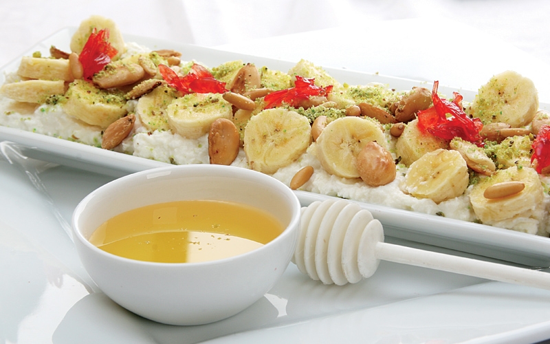 قشطة بالعسل