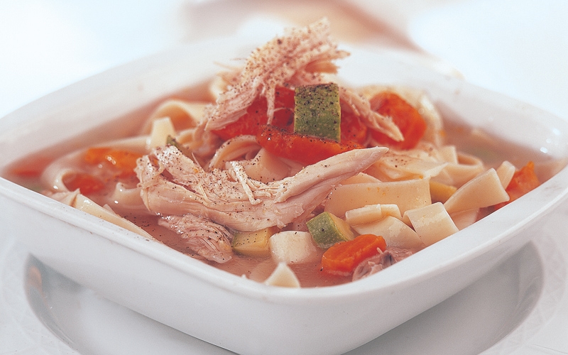 حساء المعكرونة 