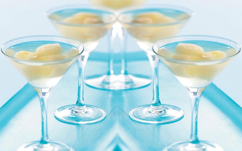 جيلو الزنجبيل والليتشيه