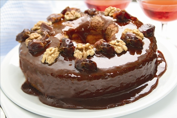 كعكة التمر والكاراميل