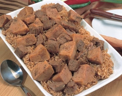 يخنة الكمأة  واللحم