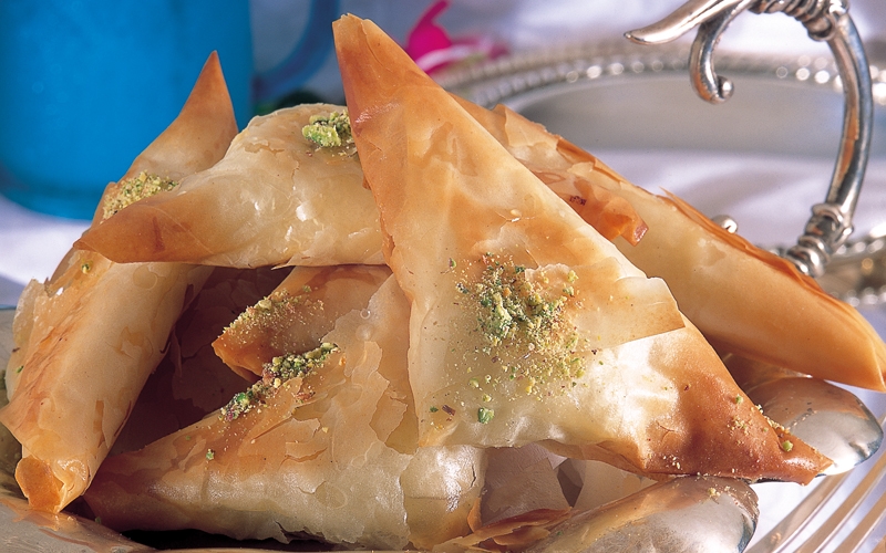 رقاقات السميد والحليب