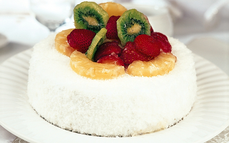 جاتوه جوز الهند بالفاكهة