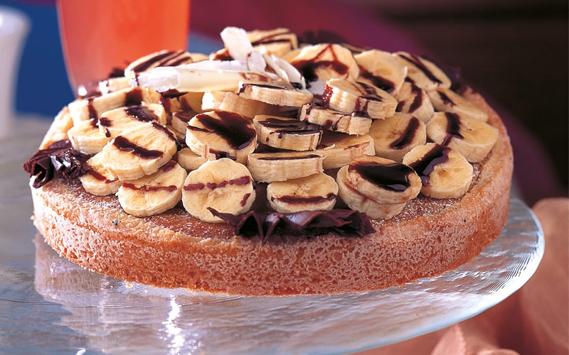 فطيرة الموز الكاريبية