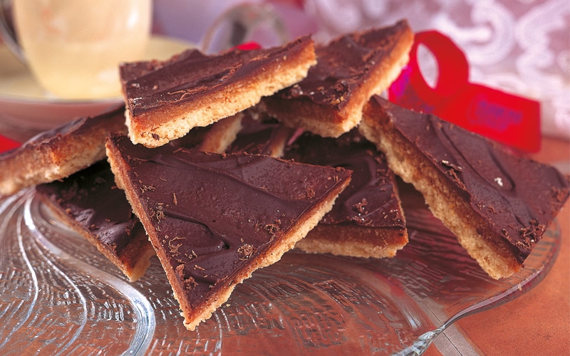 بسكويت الشوكولا والكاراميل