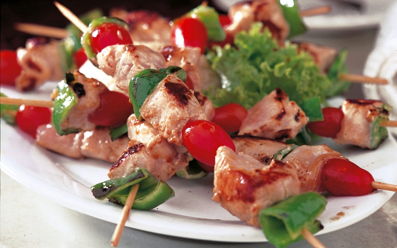 الدجاج المشوي مع الصلصة المخللة