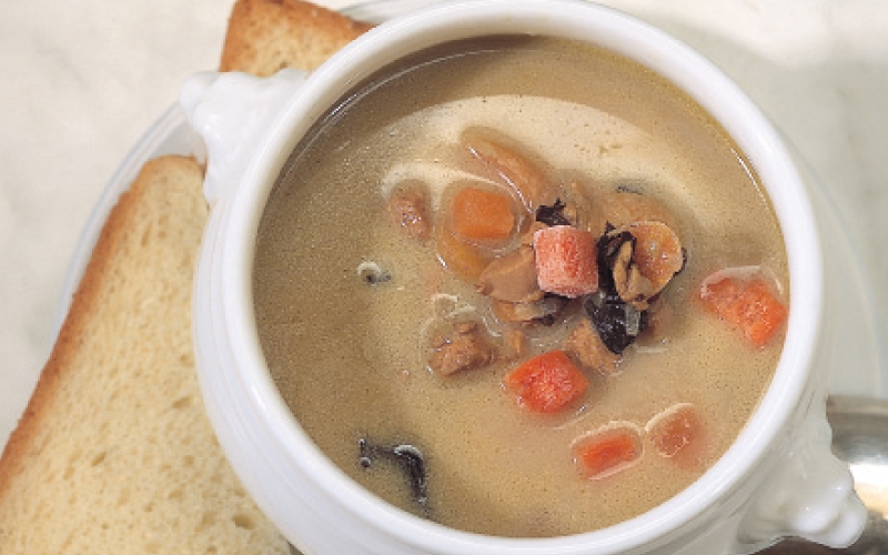 حساء الفطر المجفف