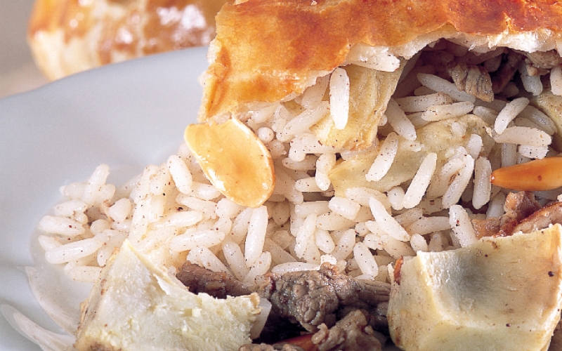 قالب الأرز والأرضي شوكي