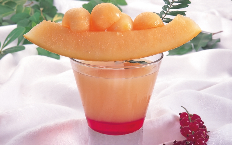 عصير الجزر والشمام