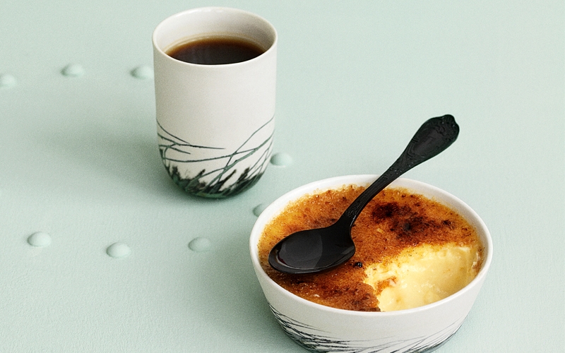 كريم بروليه بزهر الليمون