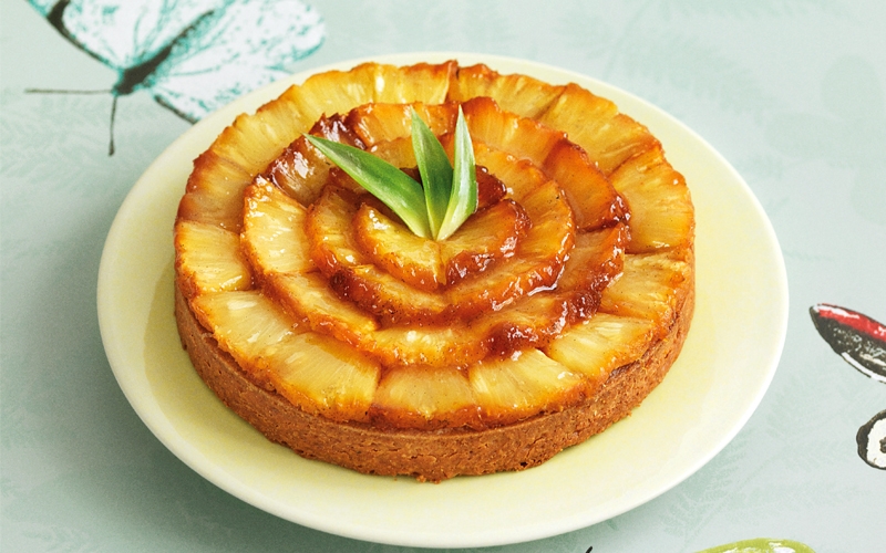 فطيرة الأناناس المشوي