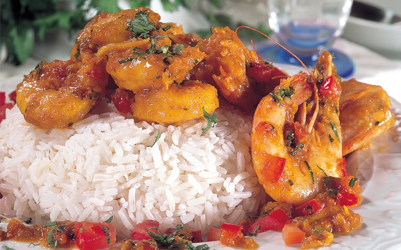 قريدس على الطريقة الهندية 