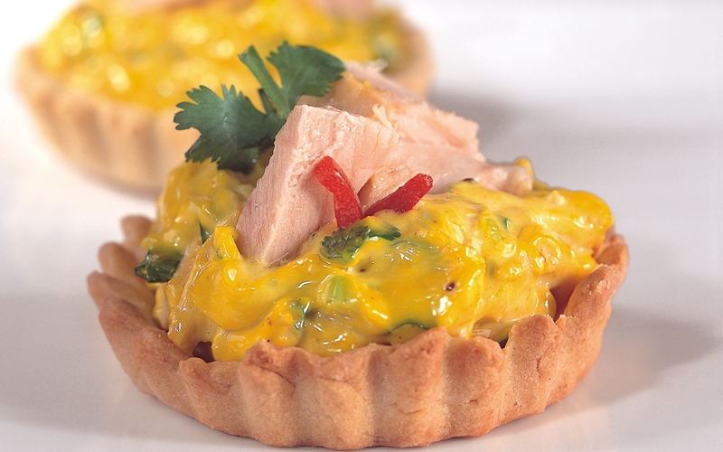 تورتة التونة والكاري