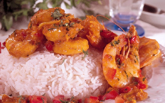 قريدس (جمبري) على الطريقة الهندية