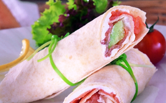 تورتيلا السلمون