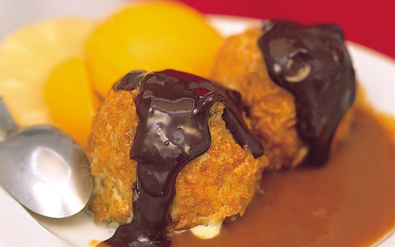 مثلجات (ايس كريم) مقلية