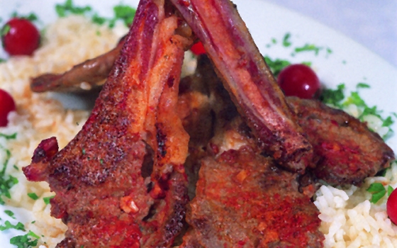 ريش الخروف المتبلة