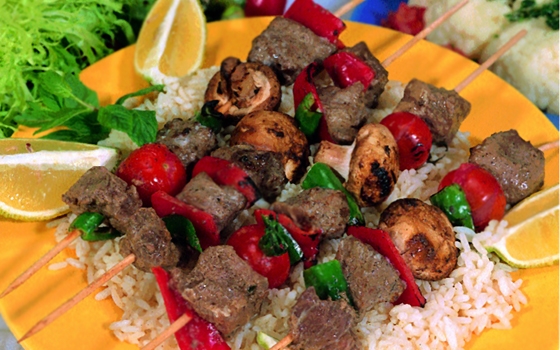 اللحم المشوي