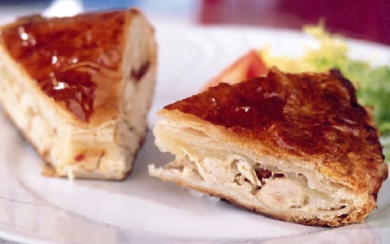 فطيرة الدجاج والريكوتا