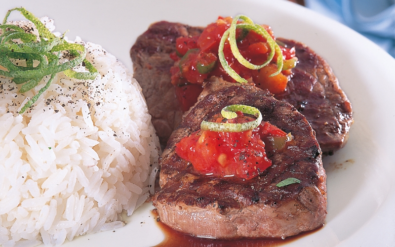 شرائح اللحم المخللة