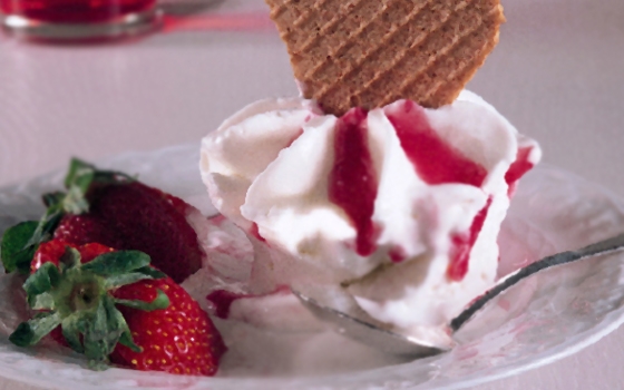 بوظة الفانيلا 