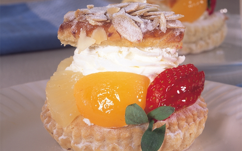 الفول أو فان المحشو بقشدة ماسكاربون