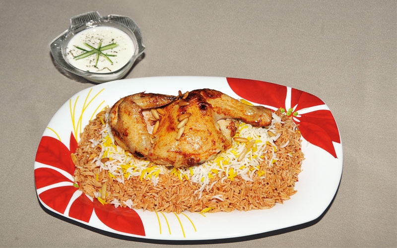 أرزّ الكابلي بالدجاج