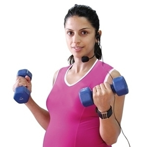 رولا حبيقة مدربة رياضة وحامل في الشهر الثامن