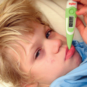 ارتفاع الحرارة لدى الأطفال