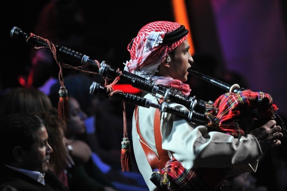 بالـ'بغ بايبس' مزج أحمد محمود الفولكلور الأردني بالتراث الإسكتلندي