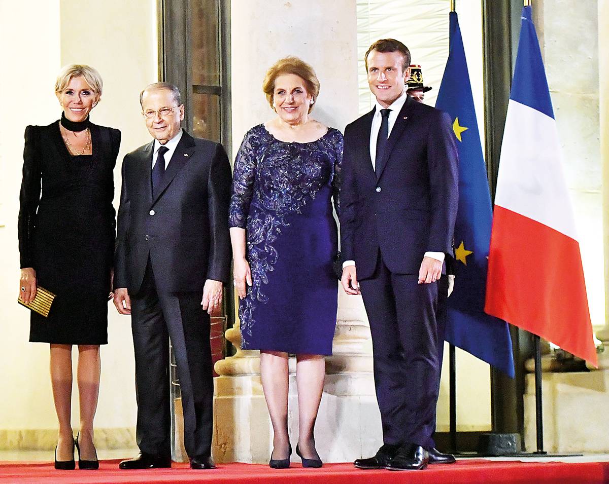 السيدة اللبنانية الأولى في زيارة رسمية لسيدة الإليزيه