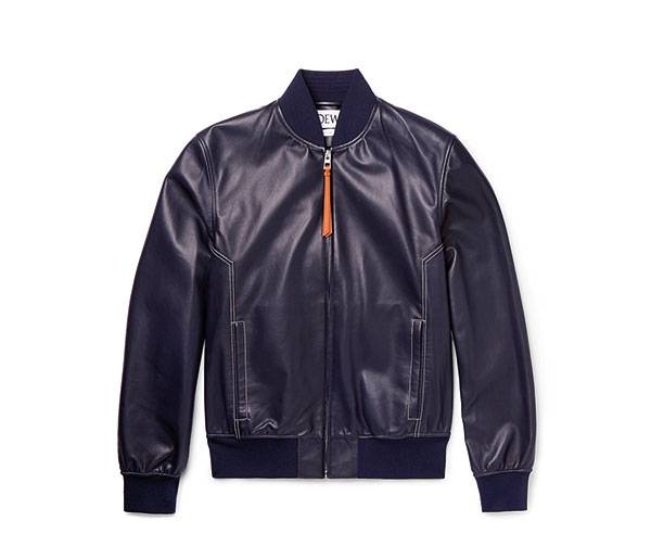 Loewe Leather Bomber Jacket