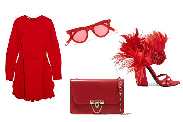 Miu Miu Dress - Gentle Monster sunglasses - Prada Sandals - Valentino Bag