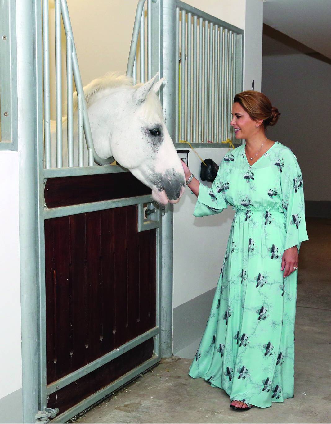 هيا بنت الحسين تزور منتجع ونادي الحبتور للبولو