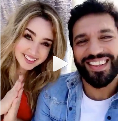 بالفيديو - هنا الزاهد تزغرد لحسن الردّاد: 