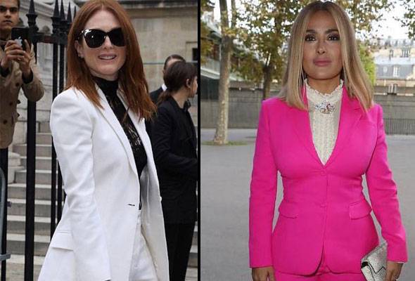 حضور النجمات بالبدلة الملونة... موضة هل ستجرؤين على اعتمادها؟