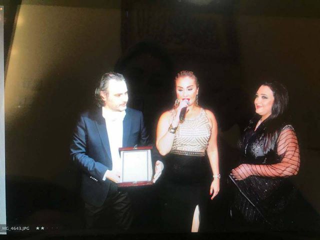 تكريم الممثلة اللبنانية ناريمان فوّاز وحصولها على جائزة التفوق الفني لعام 2017