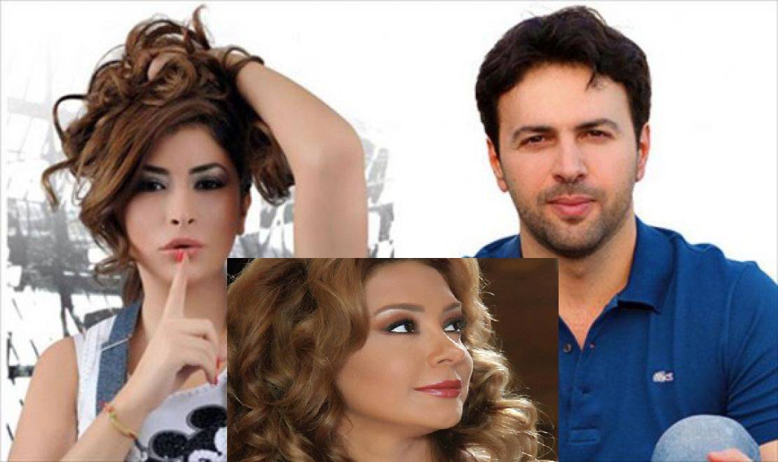 بالصور - شاهدوا ابن كاريس بشّار مع ولدي تيم حسن وديما بيّاعة