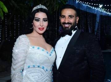 بالصورة - سمية الخشاب تتعرض للسخرية في شهر العسل