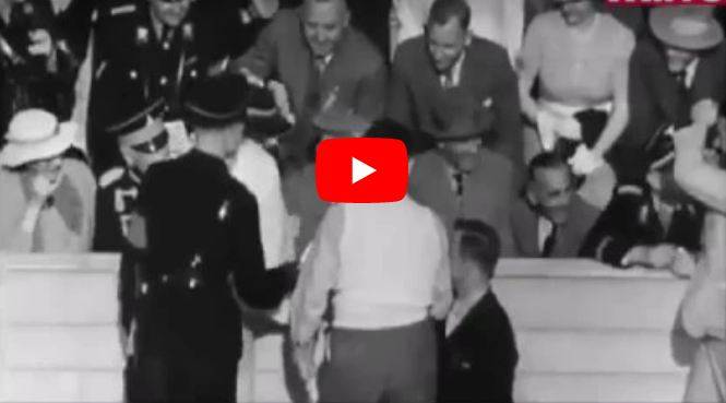 فيديو سري يظهر للمرة الأولى- أميركية تحاول تقبيل هيتلر... لن تصدقوا ردة فعله