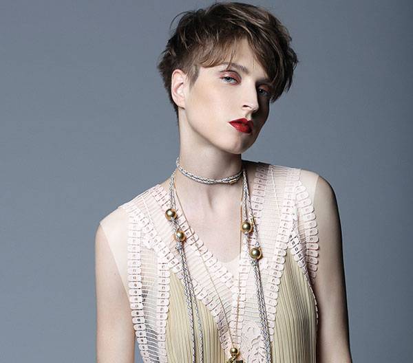 ماكياج  خاص بالشعر القصير!