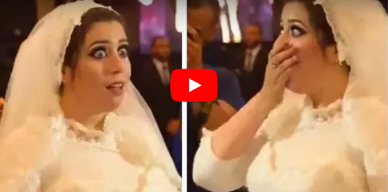 بالفيديو - عروس مصدومة بسبب ما فعلته شقيقتيها في زفافها!