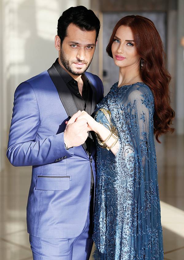 بعد مرور عام على زواجهما- إيمان الباني: حياتي مع مراد أكثر استقراراً