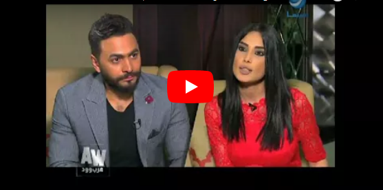 بالفيديو - رد صادم من تامر حسني حول مشاركة ابنتيه في 