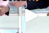 فيديو مُحرج - مذيع عربي يُمسك بيد زميلته على الهواء... فكيف كان ردّها؟