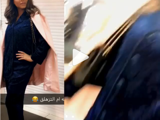 بالفيديو - فنانة عربية تتجول بـ