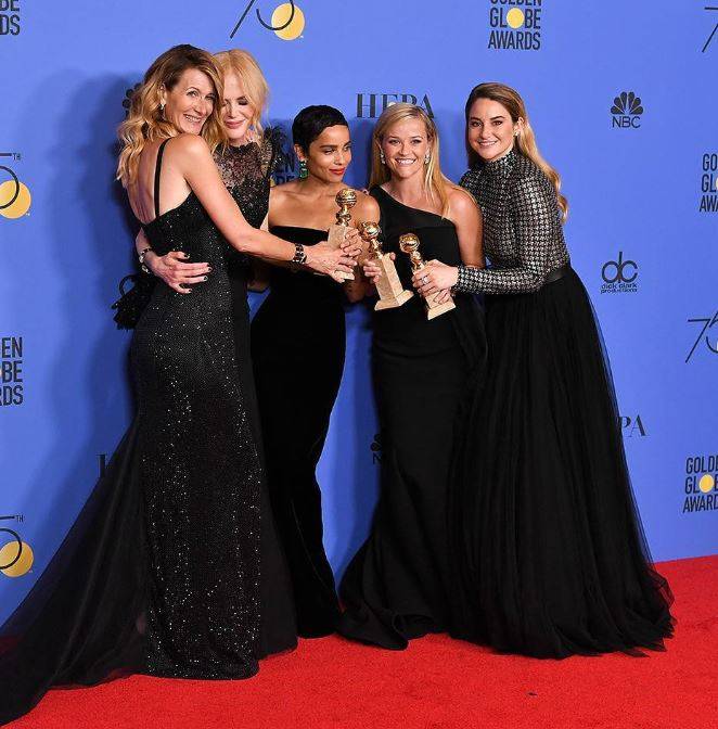 لهذا السبب طغى اللون الأسود على إطلالات النجمات في حفل Golden Globes 2018