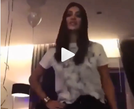 بالفيديو - نادين نجيم ترقص بعفوية في حفل اصدقائها